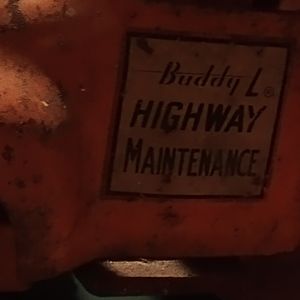Vintage Buddy L Highway Maintenance Dump Truck